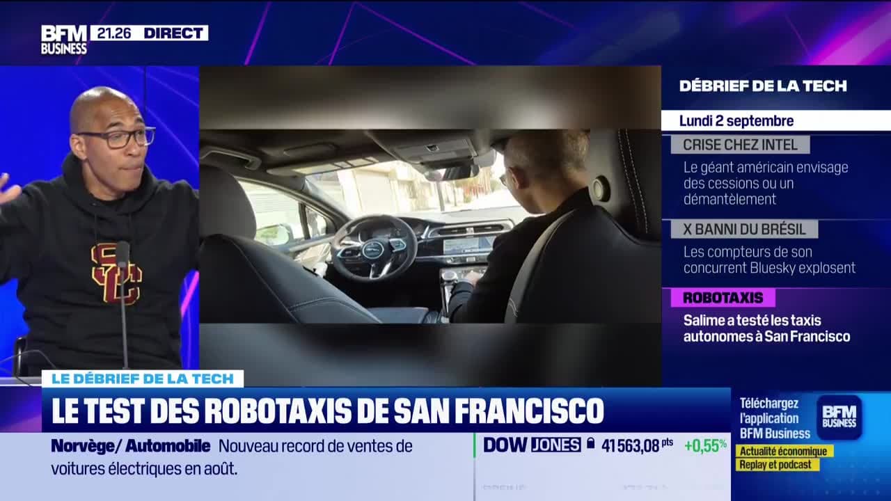 Salime teste les robotaxis de San Francisco